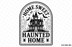 Haunted Home Svg | Halloween Svg | Svg Cut Files Product Image 1