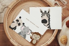 6 Baby animals clipart, Boho abstract animals Product Image 5