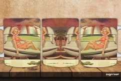 Retro Mug Wrap | 11 oz | Sublimation Product Image 6