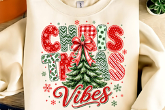 Trending Christmas PNG, Christmas Vibes PNG, Santa PNG Product Image 1