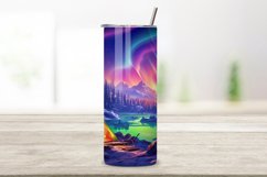 Northern Lights Tumbler Wrap | winter camping Product Image 2