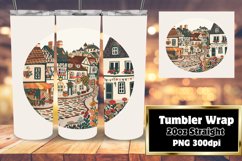 Stunning Landscape Tumbler Wrap Sublimation for 20oz Product Image 1