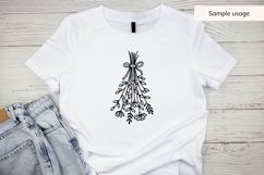 Hand Drawn Dried Flowers SVG - Halloween Decor Product Image 5