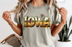 Iowa State Pride PNG, Vintage Farmhouse sublimation Design Product Image 5