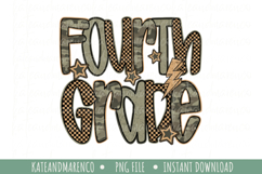 Camo Fourth Grade PNG | Camouflage 4th Grade PNG | Boy PNG Product Image 1