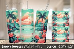 Summer Tumbler Sublimation Design Product Image 1