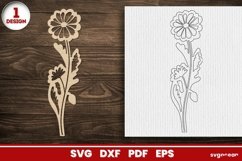 Floral Bookmarks SVG Bundle | Laser Cut File Product Image 3