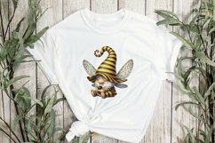 Bee Gnome Sublimation Clipart Product Image 2