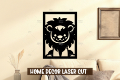 Baby Animal Wall Art SVG for Nursery Room Decor Laser Cut Product Image 1