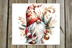 Christmas gnomes | Watercolor xmas tumbler sublimation P Product Image 5