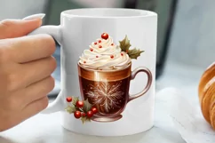 Christmas Drink Clipart Sublimation, Christmas PNG Product Image 5