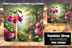Custom 20oz Tumbler Wrap Download , Flower Product Image 1