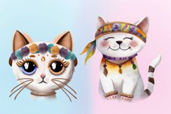 25 Boho Cats Png Clipart Product Image 5