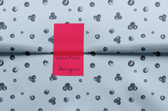 Blueberry vector patterns set Product Image 10