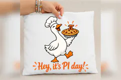 Hey Its Pi Day PNG, Cute Goose Pie Math Design, Funny Pi Day Product Image 4