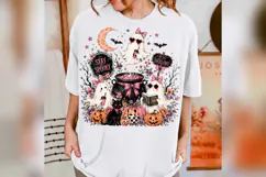 Stay Spooky Ghost PNG, Pink Coquette Halloween Design Product Image 5