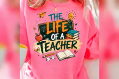 The Life of a Teacher PNG, Classroom Teacher Design Product Image 5