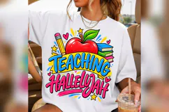 Teaching Hallelujah PNG, Christian Teacher Apple Design Product Image 5