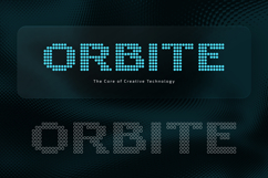 Bitcloid - Modern Futuristic Digital Dot Font Product Image 5