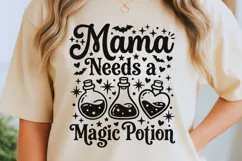 Mama Needs A Magic Potion Svg, Halloween Mom Svg. Product Image 6