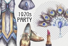 1920s party watercolor clipart Product Image 6