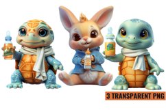 Baby Animal Sublimation Clipart Product Image 1