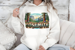 Yosemite PNG, Vintage National Park Half Dome Sublimation Product Image 5