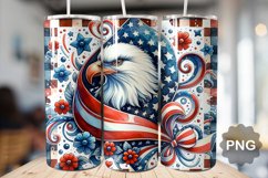 4th Of July Eagle Tumbler Bundle - 25 Designs Product Image 6