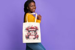 Valentine booths watercolor clipart Product Image 5