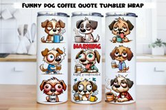Funny coffee quote Tumbler Wrap designs|PNG, 20 oz. Product Image 6