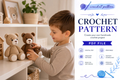Amigurumi Bear Crochet Pattern PDF Product Image 3
