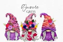 Best Friends Gnomes Summer Brights | Gnome Clipart Product Image 3