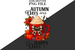 Autumn day png design for T-shirts Product Image 2