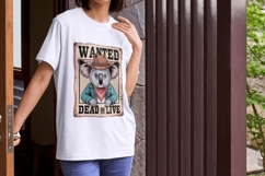 Wild West Whiskers Wanted Animal Poster PNG Pack Product Image 5