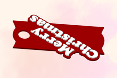 Stl File, Merry Christmas 40 OZ Tumbler, 3D Printinting Product Image 5