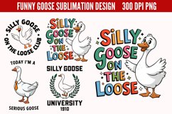 Funny Goose Sublimation Bundle PNG Product Image 5