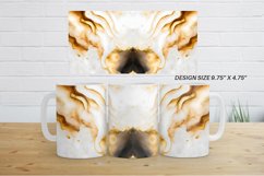 Watercolor Luxury White Purple Mug Wrap| Mug sublimation des Product Image 7