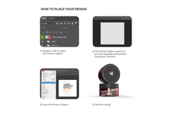 Amber Glass Jars - PSD Mockup Product Image 6