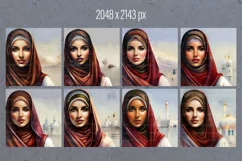 Arabic art, Muslim wall art, Arabic wall art, 40 PNG Product Image 6