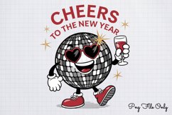 Retro New Year 2025 Sublimation Bundle PNG Product Image 2