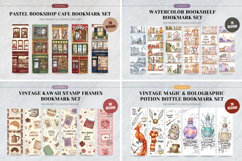 32 Bookmark Bundle Package,Kawaii Elegant &amp; Bright Designs Product Image 5