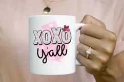 Xoxo Yall PNG For Valentines Day Sublimation Product Image 2