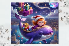 Christmas Fairy tale | 4 Skinny Tumbler Sublimation Designs Product Image 5