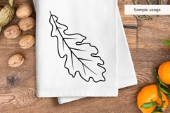 Hand Drawn Fall Leaf SVG Product Image 5