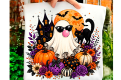 Ghost Halloween PNG T Shirt Design Product Image 1