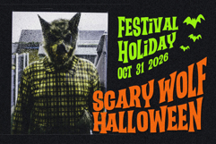 Wild Jungle Vintage Horror Font Product Image 5