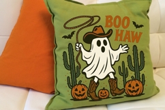 Boo Haw Halloween Png, Halloween Cowboy Ghost Western Png. Product Image 5