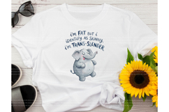 Funny Trans-Slender Fat Animal PNG Bundle Product Image 5