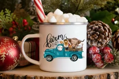 Farm Animals | Sublimation Png | Hand Drawn |Turquoise Truck Product Image 4