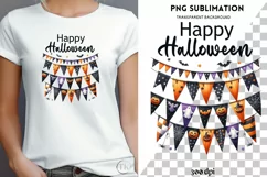 Halloween Flag & Bunting Banner PNG Digital Download Product Image 1